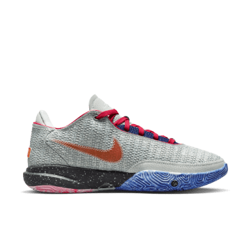 Nike LeBron 20 Nike Lifer Light Silver / Hyper Royal-lemon Chiffon-safety Orange (DJ5423-002)