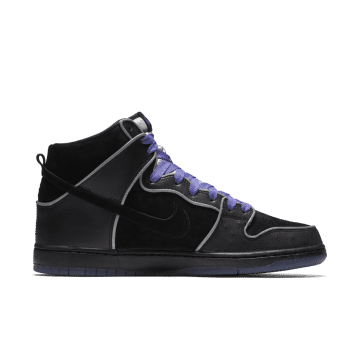 Nike SB Dunk High Black Purple Box Black / Black-white-purple Haze (833456-002)