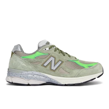 Patta x New Balance 990v3 Olive Olive / Bright Green (M990PP3)