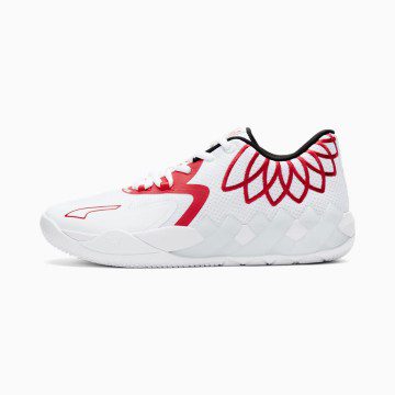 Puma LaMelo Ball MB.01 Lo Team Colors White High Risk Red Puma White / High Risk Red (376941-10)