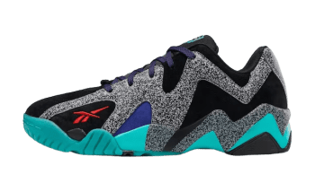 Reebok Kamikaze II Low Nice Kicks NBA Jam Black / Grey / Purple / Teal (H01319)