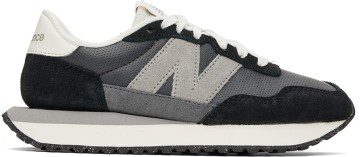 New Balance Black & Gray 237v1 Sneakers (MS237RC)