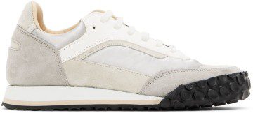 Spalwart Gray & White Track Trainer Sneakers (65039730030)