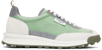 Thom Browne Green Reflective Nylon Tech Sneakers (MFD239A-F0089)