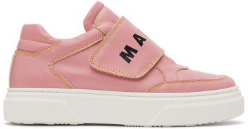 Marni Kids White Velcro Sneakers (71590)