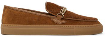 Human Recreational Services SSENSE Exclusive Brown Hair Loafers (UE21GF0300X1C7)