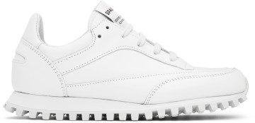 Comme des Garçons Comme des Garçons White Spalwart Edition Hybrid Low Sneakers (RI-K101-001)
