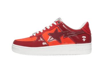 A Bathing Ape Bape Sta Low Color Camo Combo Red Colour Camo Combo Red (001FWH201046_RED)