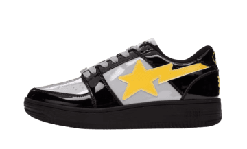 A Bathing Ape Bape Sta Low DC Batman (2021) Black / Grey-yellow (1H23-191-906)