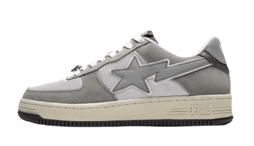 A Bathing Ape Bape Sta Low Stadium Goods Heather Grey / Grey / Off White (M000002-H)