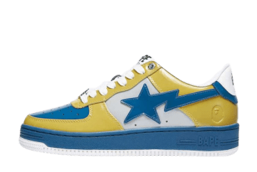 A Bathing Ape Bape Sta Nostalgic Blue Yellow Blue / Yellow / White (BLUE/YELLOW/WHITE)