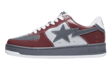 A Bathing Ape Bape Sta Nostalgic Burgundy Grey Burgundy / Grey / Dark Grey (BURGUNDY/GREY/DARK GREY)