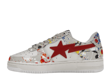 A Bathing Ape Bape Sta Paint Beige Beige / Red / White-multi (001FW12010091)
