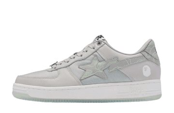 A Bathing Ape Bape Sta Text Code Camo Grey Grey / White / Green (1I20191007-GRY)