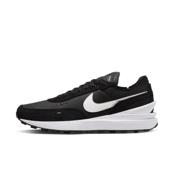 Nike Waffle One Leather Zwart (DX9428-001)