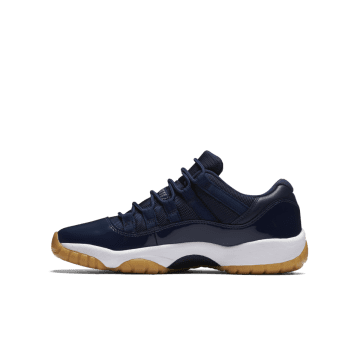 Jordan 11 Retro Low Midnight Navy (GS) Midnight Navy / White-light Gum Brown (528896-405)