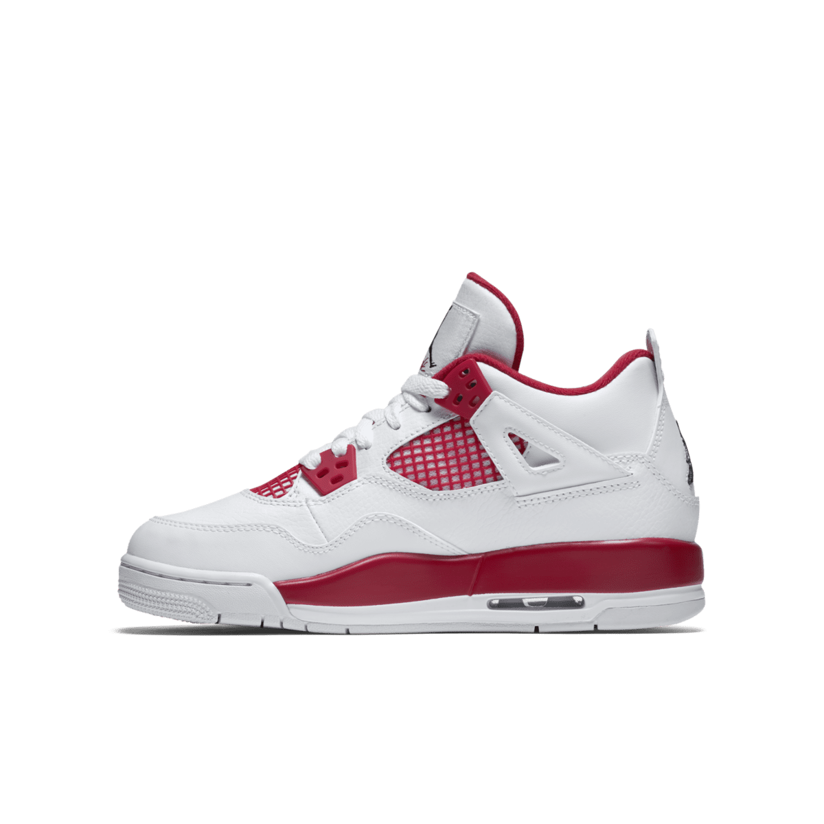 Jordan 4 Retro Alternate 89 (GS) White / Black-gym Red (408452-106)