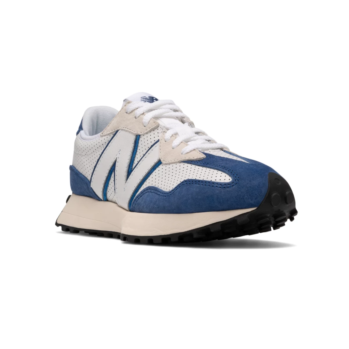 new balance 327 primary blue