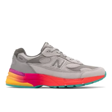New Balance 992 MiUSA Grey Multi Grey / Silver / Orange-multi (M992BC)