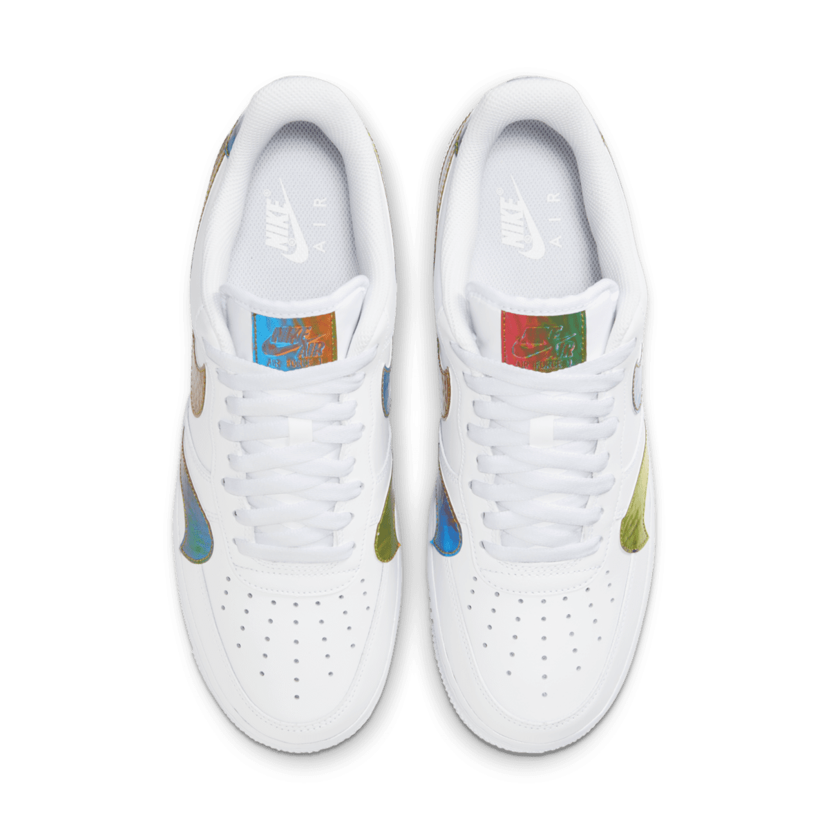 misplaced swooshes white multi