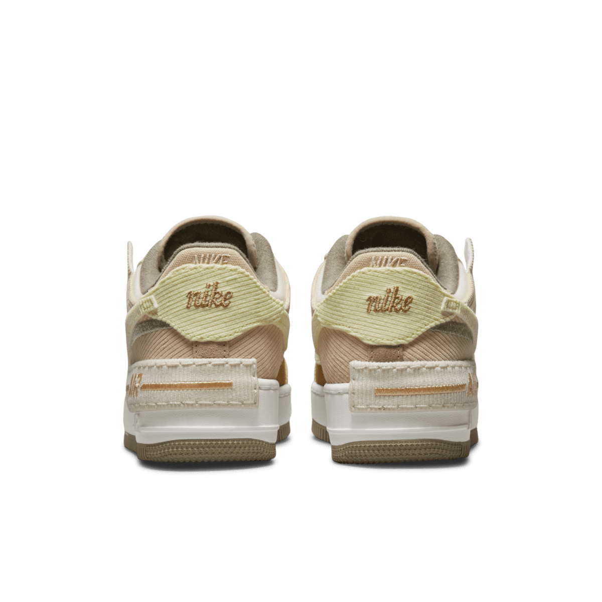Nike Air Force 1 Low Shadow Coconut Milk Coudroy (W) Beige / Tan