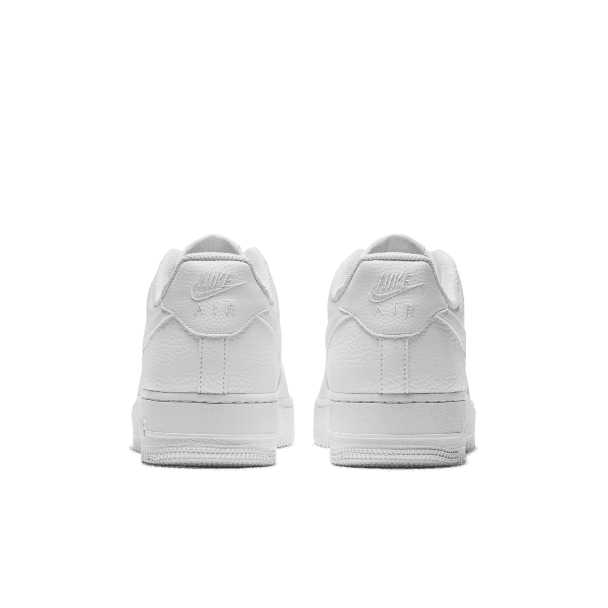 nike air force 1 low triple white tumbled leather