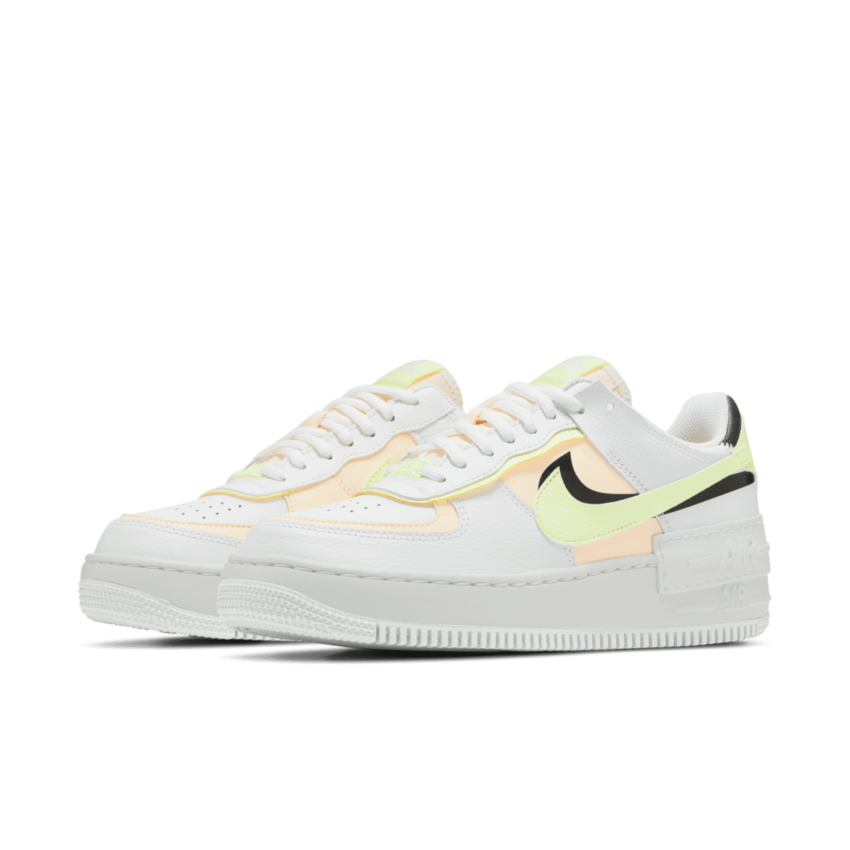 air force 1 shadow white barely volt