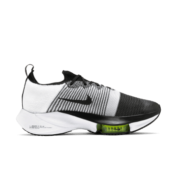 Nike Air Zoom Tempo Next% Flyknit Black White Black / Volt-white (CI9923-001)