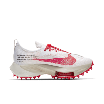 Nike Air Zoom Tempo Next% Flyknit Off White White Solar Red White / Black-solar Red (CV0697-100)