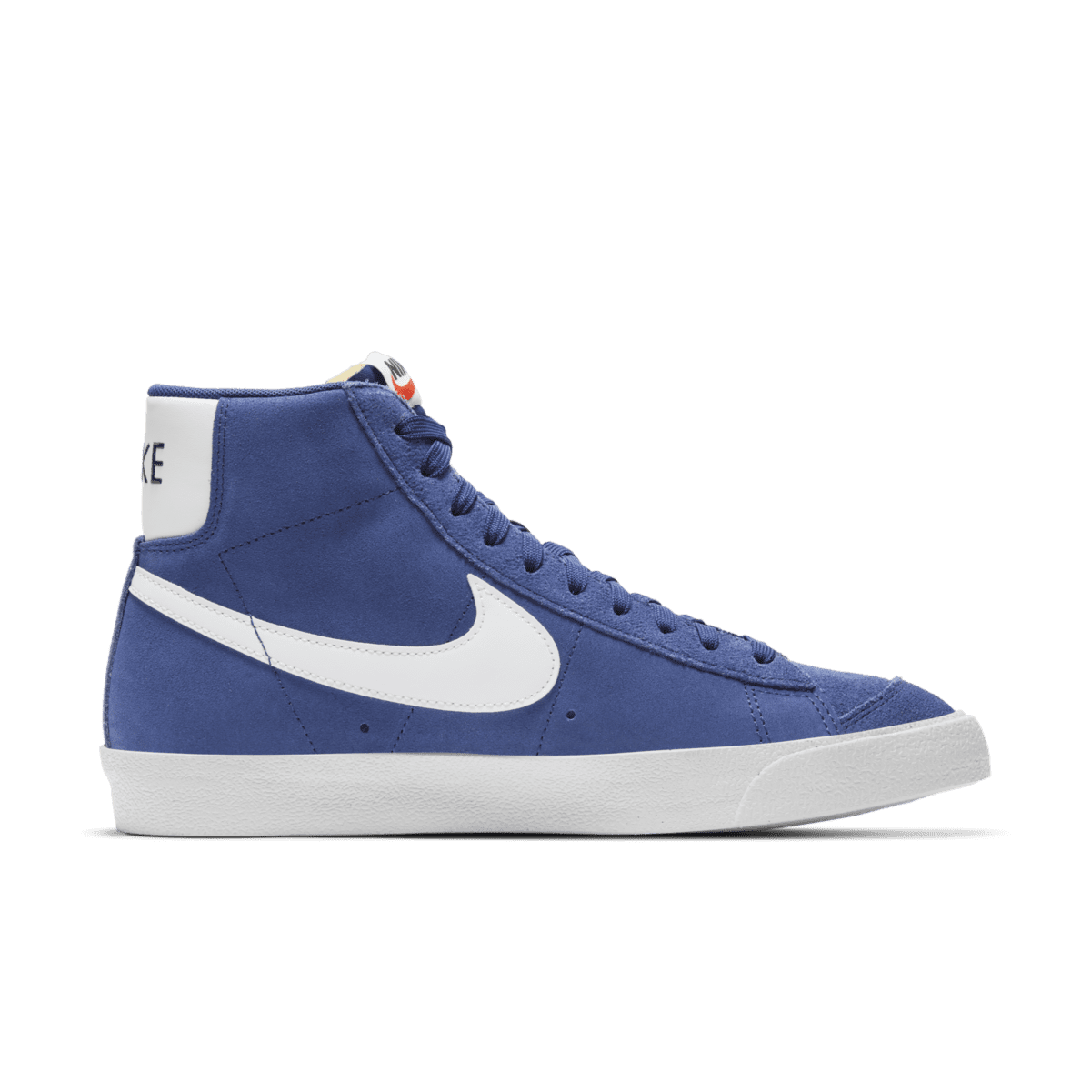 royal blue and white nike blazers
