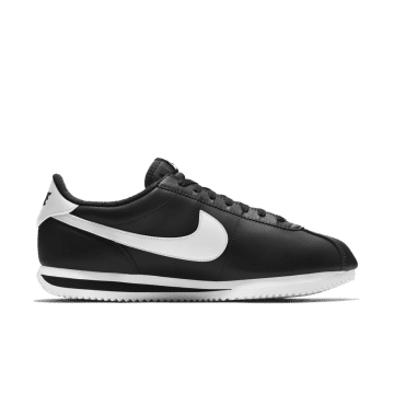 Nike Cortez Basic Black White Black / White-metallic Silver (819719-012)