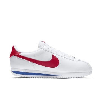 Nike Cortez Basic Forrest Gump (2019) White / Varsity Royal-varsity Red (819719-103)