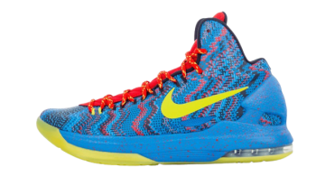 Nike KD 5 Christmas Hyper Blue / Atomic Green-photo Blue-challenge Red (554988-401)