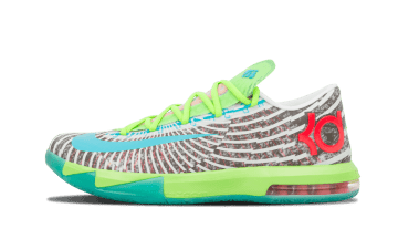 Nike KD 6 Supreme D.C. Preheat Gamma Blue / Dusty Grey-flash Lime (618216-400)