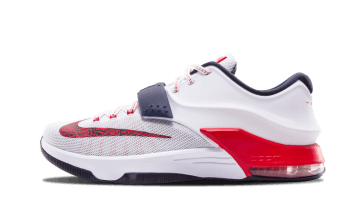 Nike KD 7 USA White / Obsidian / University Red (653996-146)