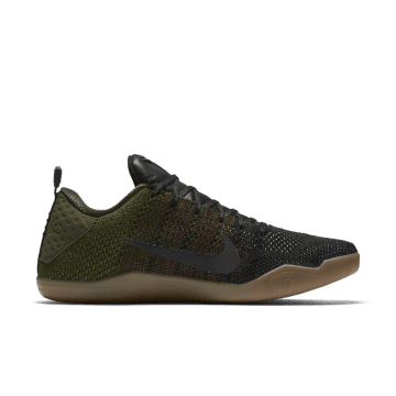 Nike Kobe 11 Elite Low 4KB Black Horse Black / Team Red-rough Green (824463-063)