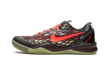 Nike Kobe 8 Christmas (2012) Black / Bright Crimson-fiberglass-vivid Sulphur (555035-030)