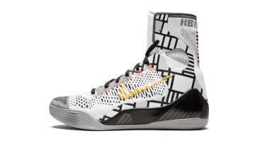 Nike Kobe 9 Elite Gold Fundamentals White / Metallic Gold-black (630847-100/641714-100)