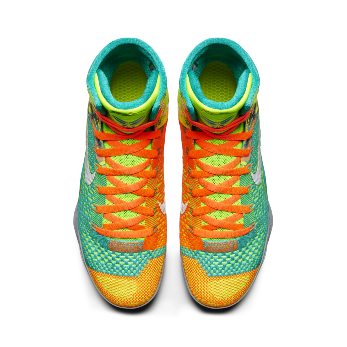 Nike Kobe 9 Elite Influence Sport Turqoise / White-volt-total Orange ...