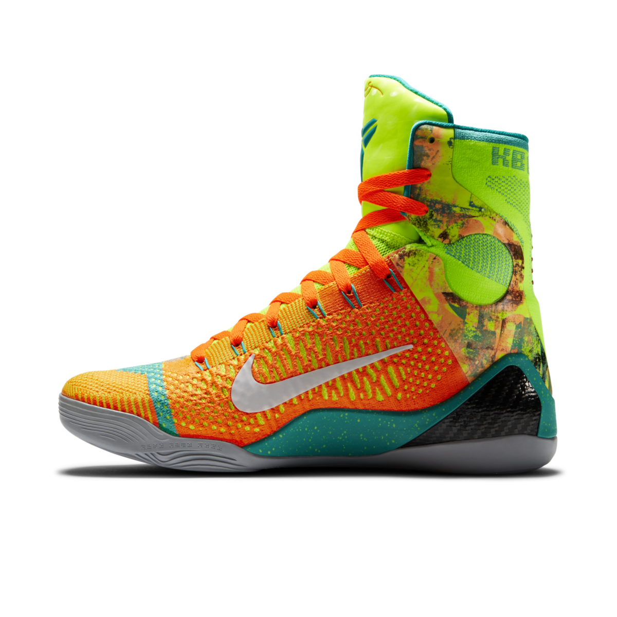 Nike Kobe 9 Elite Influence Sport Turqoise / White-volt-total Orange ...