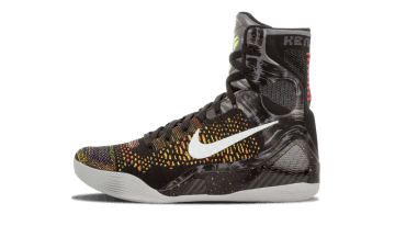 Nike Kobe 9 Elite Masterpiece Black / Metallic Silver-volt-bright Crimson (630847-001)