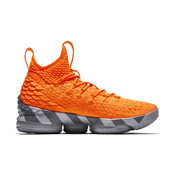 Nike LeBron 15 Orange Box Total Orange / White-mine Grey (AR5125-800)