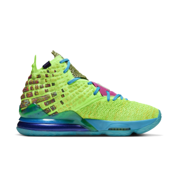 Nike LeBron 17 Mr. Swackhammer Ghost Green / College Navy-orange Trance-laser Blue (CV8075-300)