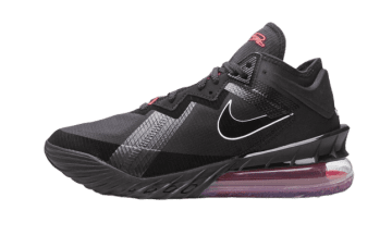 Nike LeBron 18 Low Black Red Black / Black-varsity Red (CV7562-001/CV7564-001)