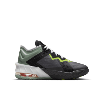 Nike LeBron 18 Low Bugs Vs Marvin Space Jam (GS) Light Smoke Grey / Black-white-sunset Pulse (DJ3760-005)