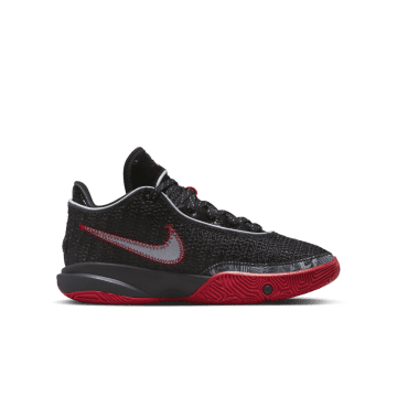 Nike LeBron 20 Black University Red (GS) (DQ8651-001)