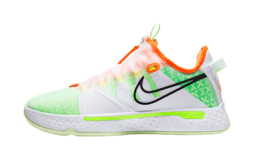 Nike PG 4 Gatorade White White / Black-barely Volt-total Orange (CD5086-100/CD5078-100)
