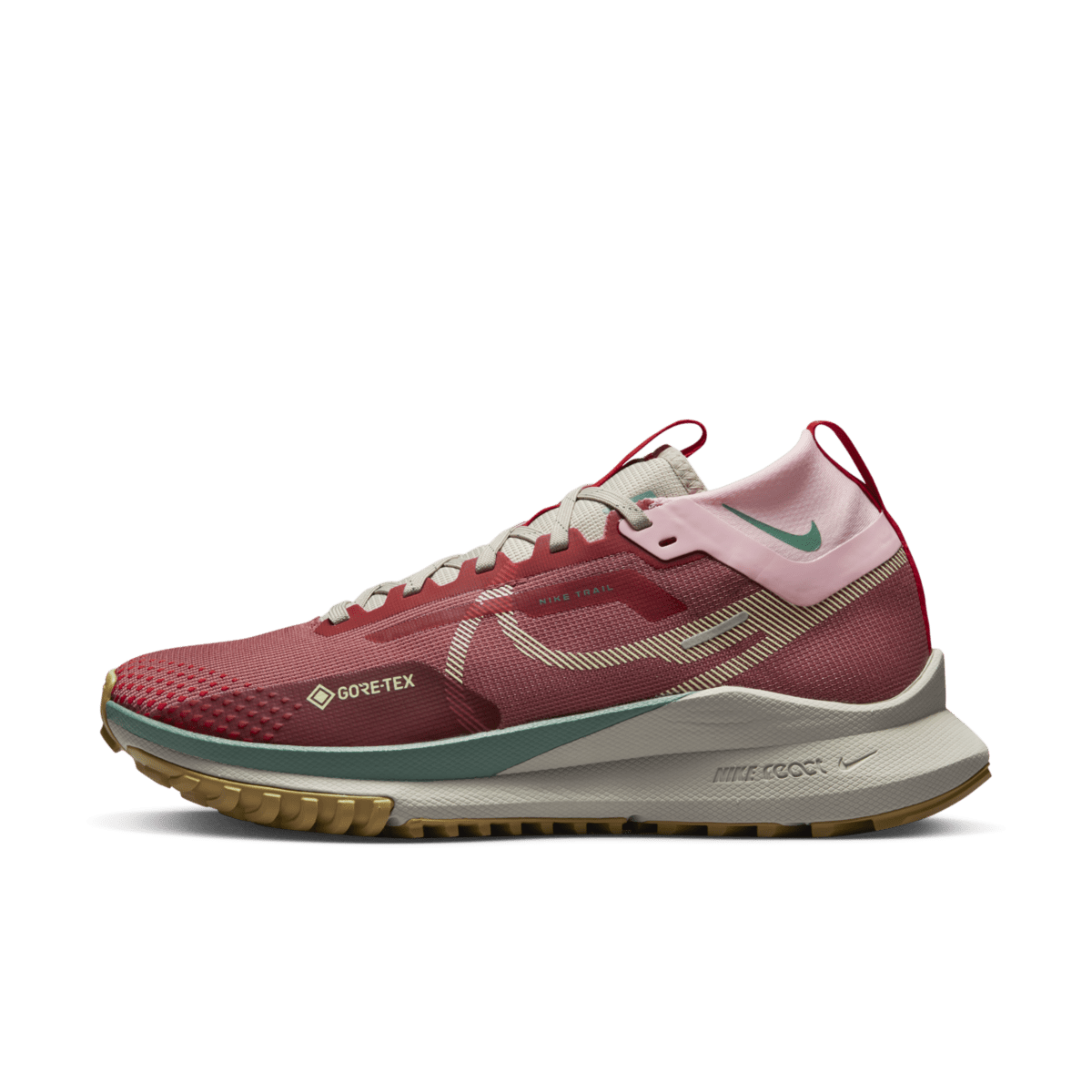 Nike React Pegasus Trail 4 GORETEX Waterdichte Rood (FB2194600)