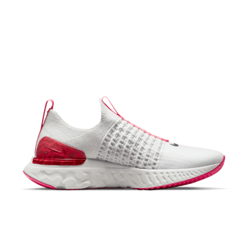Nike React Phantom Run Flyknit 2 Platinum Tint Hyper Pink (W) Platinum Tint / Hyper Pink / Chile Red / Black (DM8064-001)