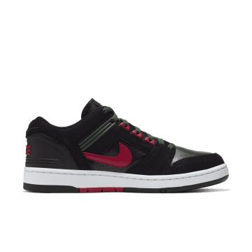 Nike SB Air Force 2 Low Black Gucci Black / Deep Forest-gym Red (AO0300-002)